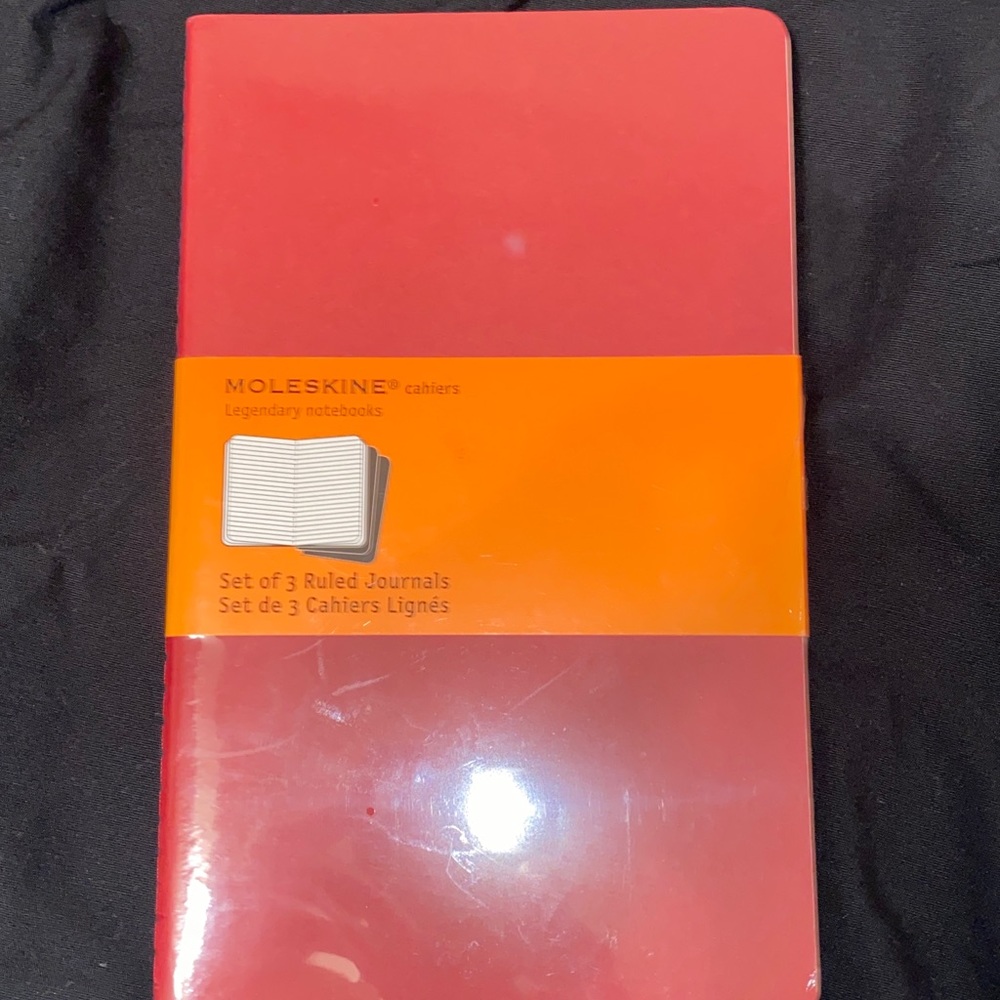 Set of 3 Moleskin Ruled journals